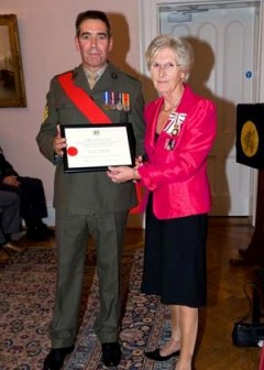 PhilipJagger with Lord-Lieutenant Mary Prior