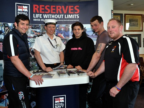 Bridgwater and Albion Rugby Club RNR display